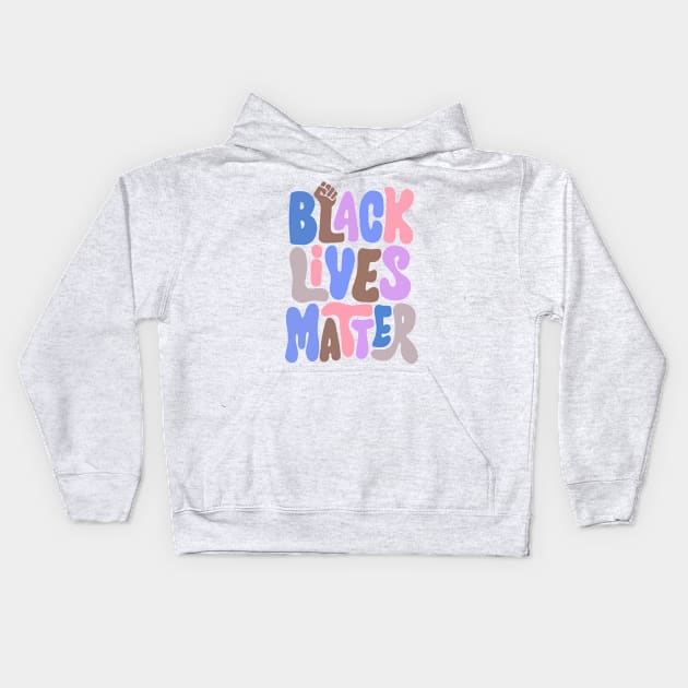 Black Lives Matter Kids Hoodie by Antho